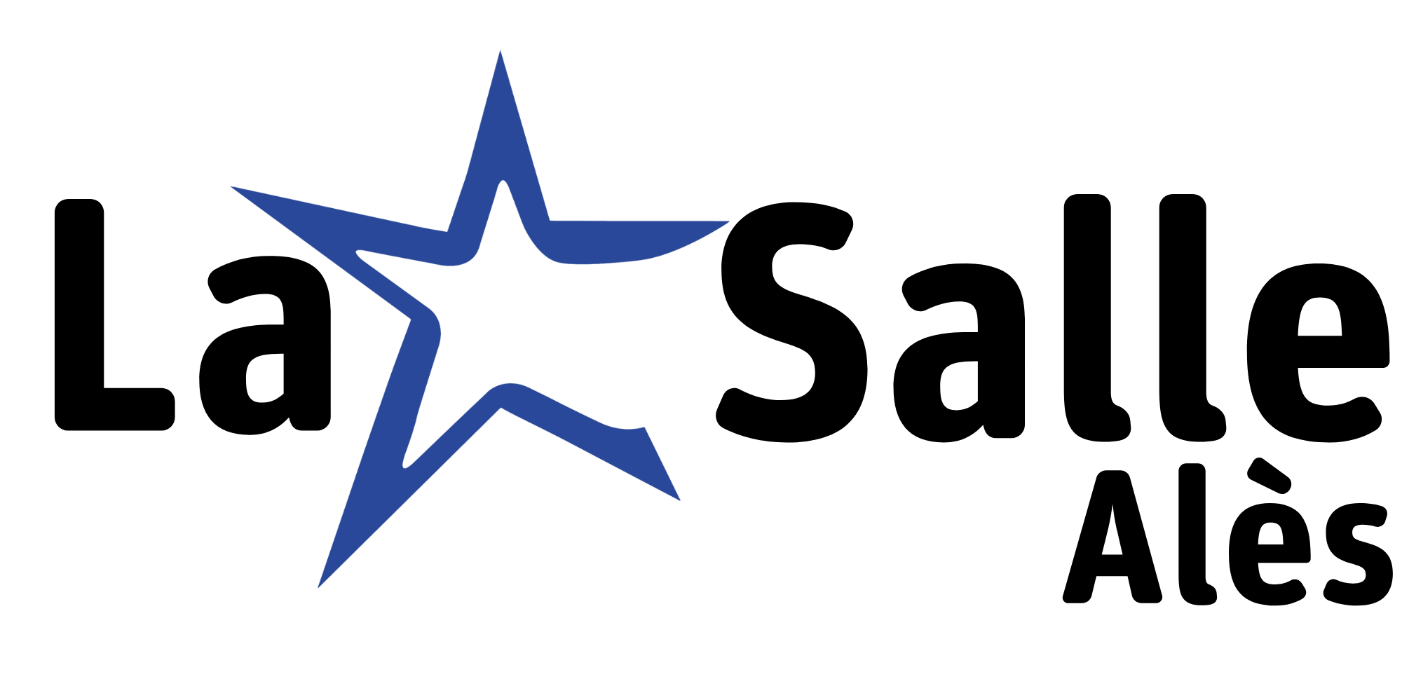 Logo d’un établissement scolaire représentant une étoile stylisée bleue, symbole de réussite, d’accompagnement éducatif et de développement des élèves.